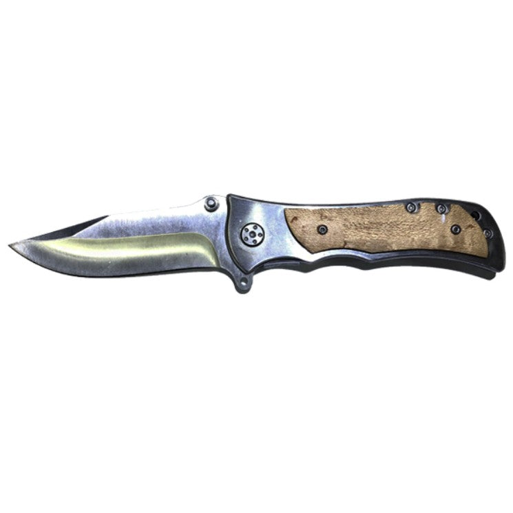 NAVAJA MANGO CON MADERA 9CM