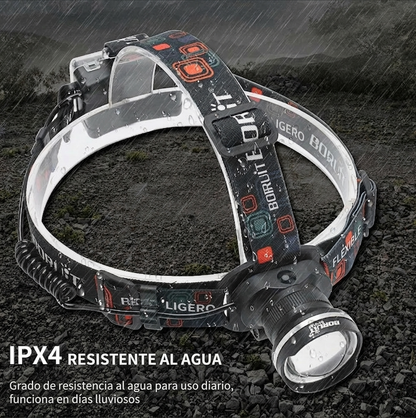 LINTERNA MINERO CREE RECARGABLE