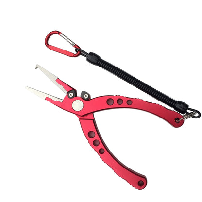 Alicate con Cordón Mosquetón y Cortador de Tanza Diamantado