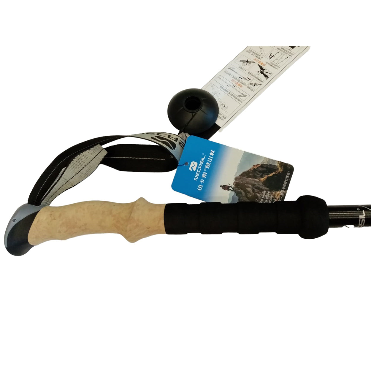 BASTON DE TREKKING ALUMINIO 63-135cm