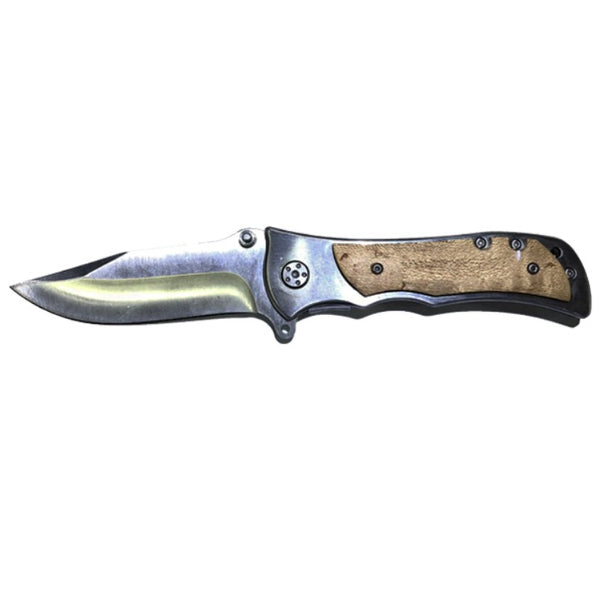 NAVAJA MANGO CON MADERA 9CM