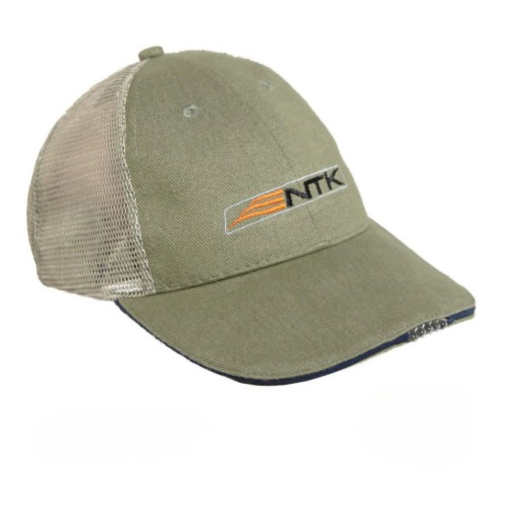 GORRO VERDE VISERA CON LED